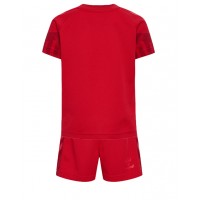 Danmark Fotballklær Hjemmedraktsett Barn VM 2022 Kortermet (+ korte bukser)